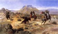 Charles Marion Russell - Capturing the Grizzly